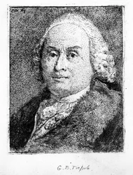 Porträtt av Giambattista Tiepolo, 1775
